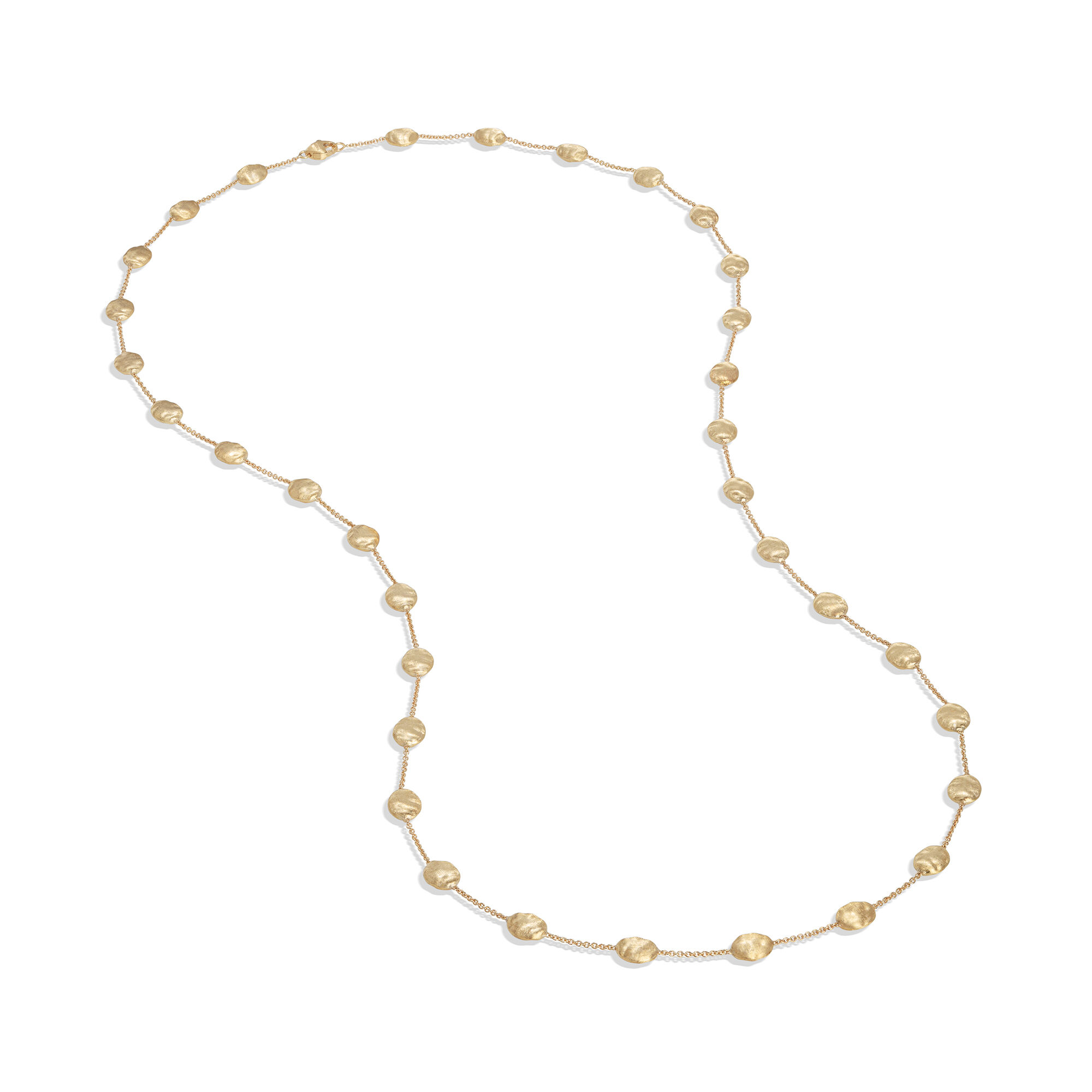 Siviglia Yellow Gold Large Bead Long Necklace | Marco Bicego | Birks